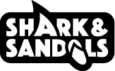Shark and Sandals' logo (black)
